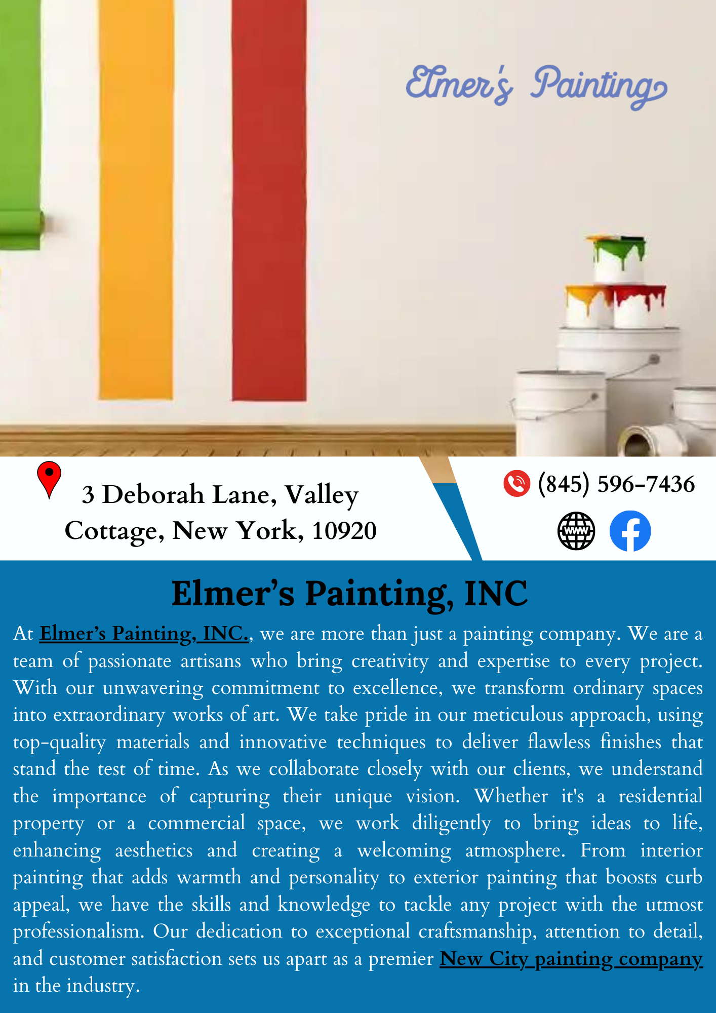<p>Elmer’s Painting, INC</p>