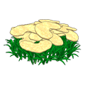 <p>chewy cashew chips</p>
