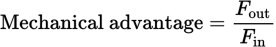 <p>Units = dimensionless (ratio of two forces)</p>