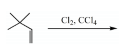 <p>What is the <em>major</em> product for the following reaction?</p>