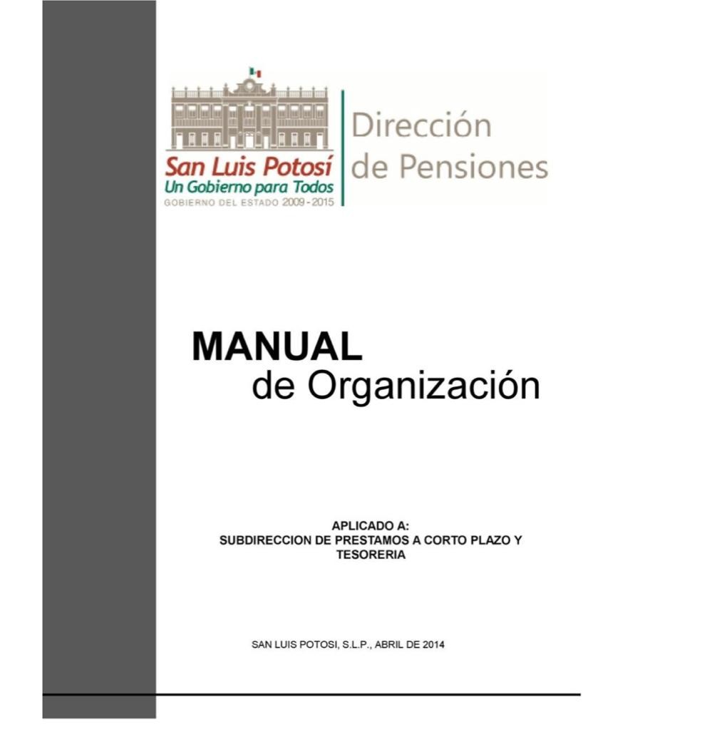 <p>Manual de Organizacion - Ricardo Sandoval Aguilar</p>