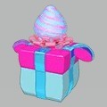 <p>cotton candy puppy gift box</p>