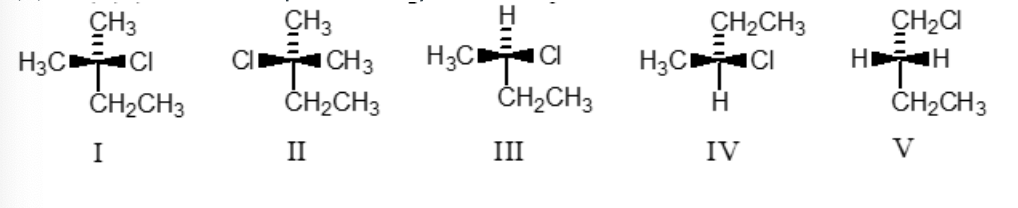 <p>(<em>R</em>)-2-Chlorobutane is represented by:</p>