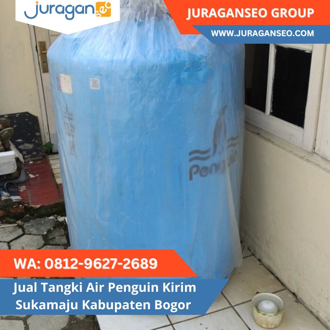 <p>Jual Tangki Air Penguin Kirim Sukamaju Kabupaten Bogor</p>