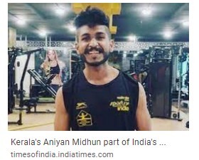 Q14) Aniyan Midhun, who has won the gold in 70-kg category at the South Asian Wushu Championship, hails from which state?