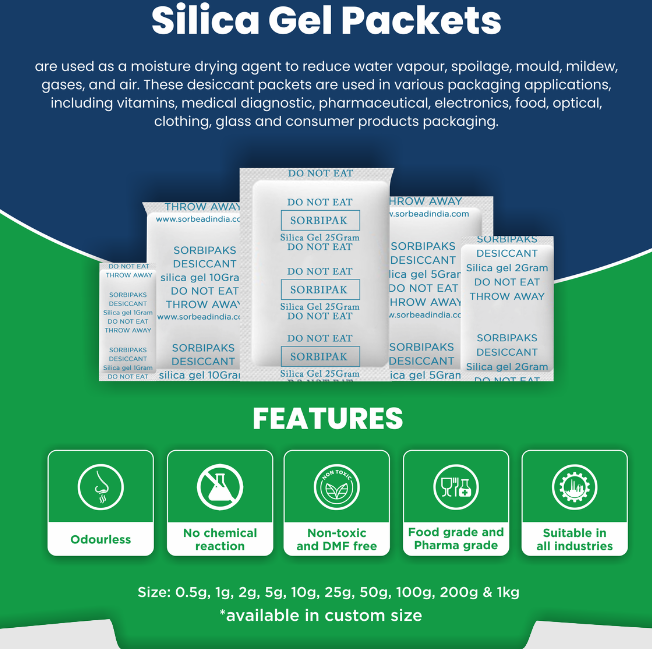 <p>Types of Silica Gel Pouches and Their Uses</p>