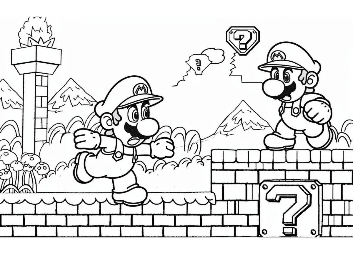 <p>Coloriage Mario</p>