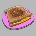 <p>fire drilled cheese sandwich</p>