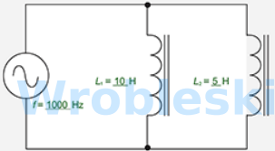 <p>Two inductors are connected in parallel and fed by a one-kilohertz source. Solve for the</p><p>following: (Round the FINAL answers to two decimal places.)</p><p></p><p>What is the total inductance (LT )? 3.33</p><p></p><p>What is the inductive reactance of L1 ? 62832</p><p></p><p>What is the inductive reactance of L2 ? 31416</p><p></p><p>What is the total inductive reactance (XLT )? </p>