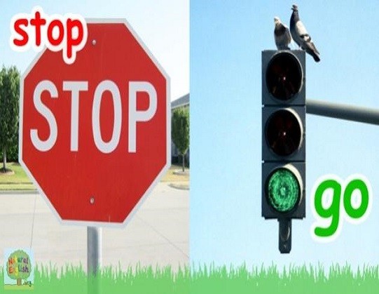 <p>stop and go</p>