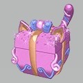 <p>sugar coated kitty gift box</p>