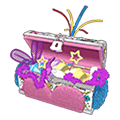 <p>colorful costume trunk</p>
