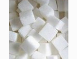 <p>white sugar cubes</p>