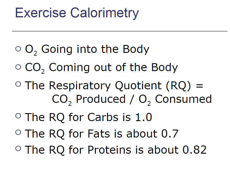 <p>respiratory quotient </p>