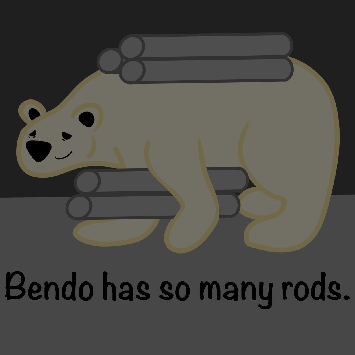 <p>rods</p>