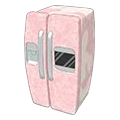 <p>pink fluffy fridge</p>