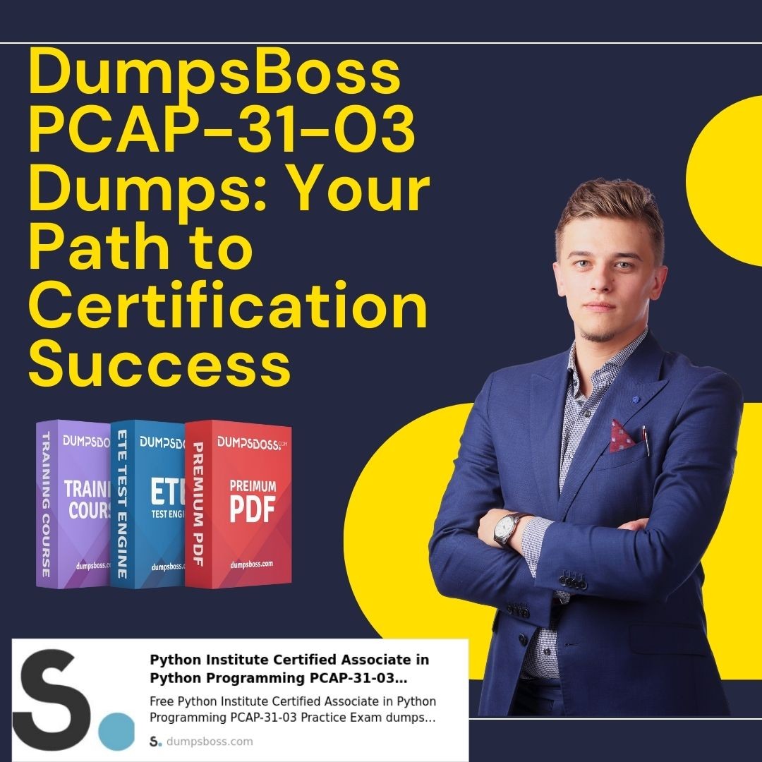 <p>DumpsBoss: Your Key to Success with PCAP-31-03 Exam Dumps</p>