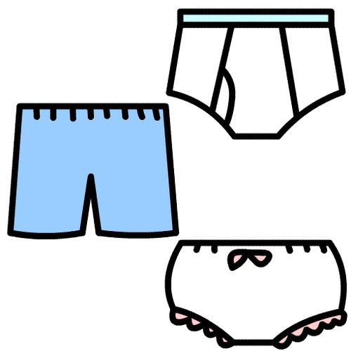 <p>1. underpants [Used by most speakers]2. pants [Mostly used by young female speakers; For "trousers", use ズボン rather than パンツ to avoid misunderstanding]</p>