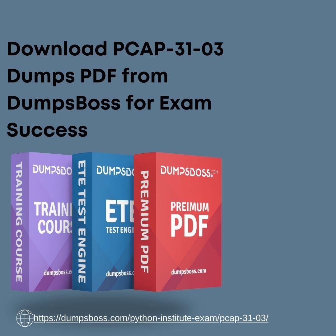 <p>DumpsBoss: Trusted by Thousands for PCAP-31-03 Exam Dumps</p>