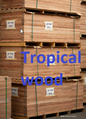 <p>why is Tropical wood  very popular</p>