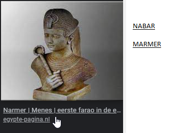 <p>Narmer.</p>