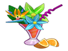 <p>fresh flower cocktail</p>