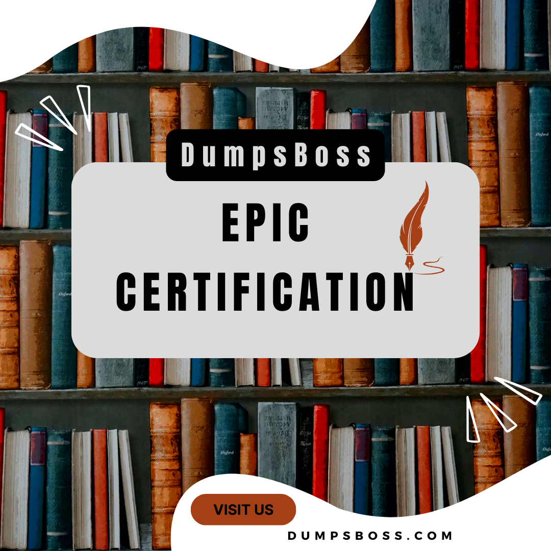 <p><strong>Epic Certification</strong></p>