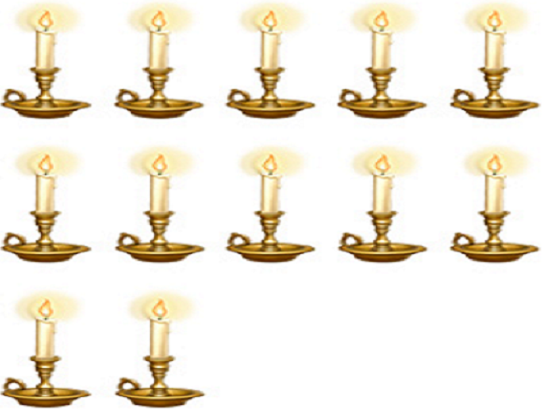 candles twelve
