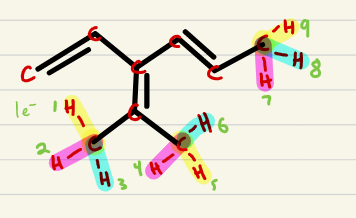 <p>How many s-sp3 bonds are there?</p>