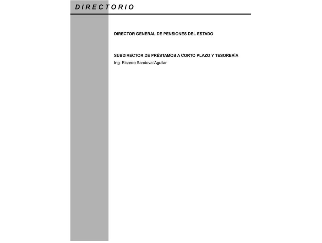 <p>Directorio - Ricardo Sandoval Aguilar</p>