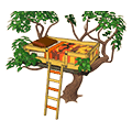 <p>HIDDEN TREEHOUSE BED</p>
