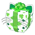 <p>clover cat gift box</p>