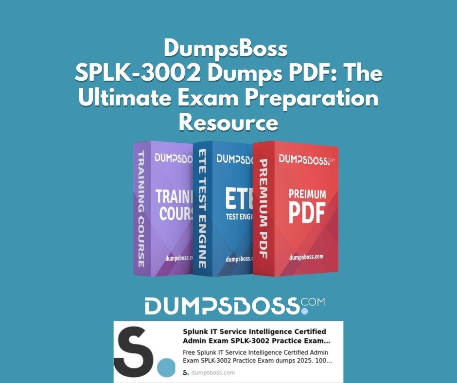 <p>SPLK-3002 Dumps PDF by DumpsBoss: The Complete Study Guide You Need</p>