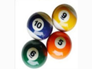 <p>pool balls</p>