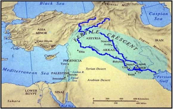 <p>Read The land between two rivers (Theory B). Describe the landscape of ancient Mesopotamia. Use the following words in your answer: desert, Euphrates, Tigris, cities.</p>