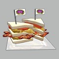 <p>breakfast club sandwich</p>