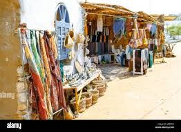 <p>places where people barter their products</p>