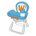 <p>HUNGRY PUP HIGH CHAIR</p>
