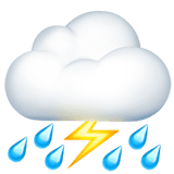 <p>cloud with lightning and rain</p>