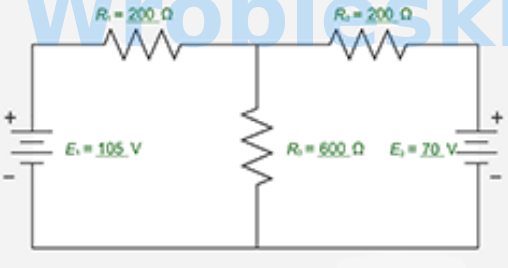 <p>Using the polarities and values computed in previous questions and referring to the</p><p>circuit shown, calculate the values and polarity of the following:</p><p>(Note: When recording final answers, make sure to input the negative sign when necessary and assume polarity of current flow from source E to be positive.)</p><p></p><p>IR1 =   ?   mA </p><p></p><p></p><p>IR2 =   ?   mA</p><p></p><p></p><p>IR3 =   ?   mA</p>