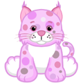 <p>polka dot striped bobcat</p>