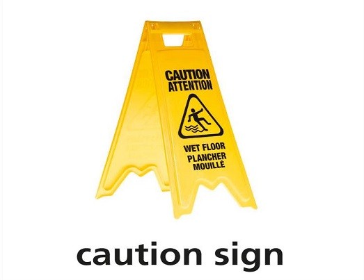 <p>caution sign</p>