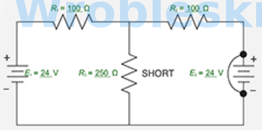 <p>Given the circuit and parameters shown, solve for the absolute value (input a positive number) and for personal reference be sure to note polarity of the following:</p><p>(Note: The calculated values and polarities from this question will be used to answer other questions. Assume polarity of current flow from source E to be positive.)</p><p></p><p>IR1 =   ?   mA </p><p></p><p></p><p>IR2 =   ?   mA</p><p></p><p></p><p>IR3 =   ?   mA</p>