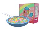 <p>fruity oat cereal</p>