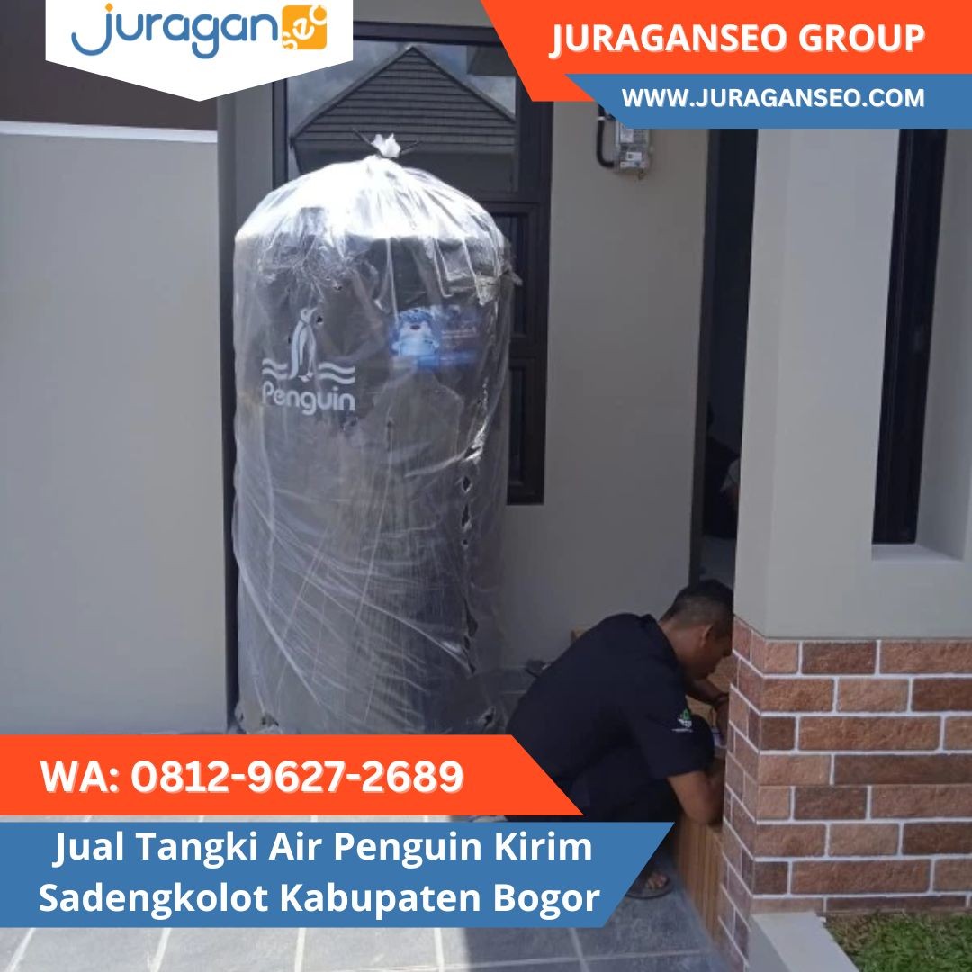 <p>Jual Tangki Air Penguin Kirim Sadengkolot Kabupaten Bogor</p>