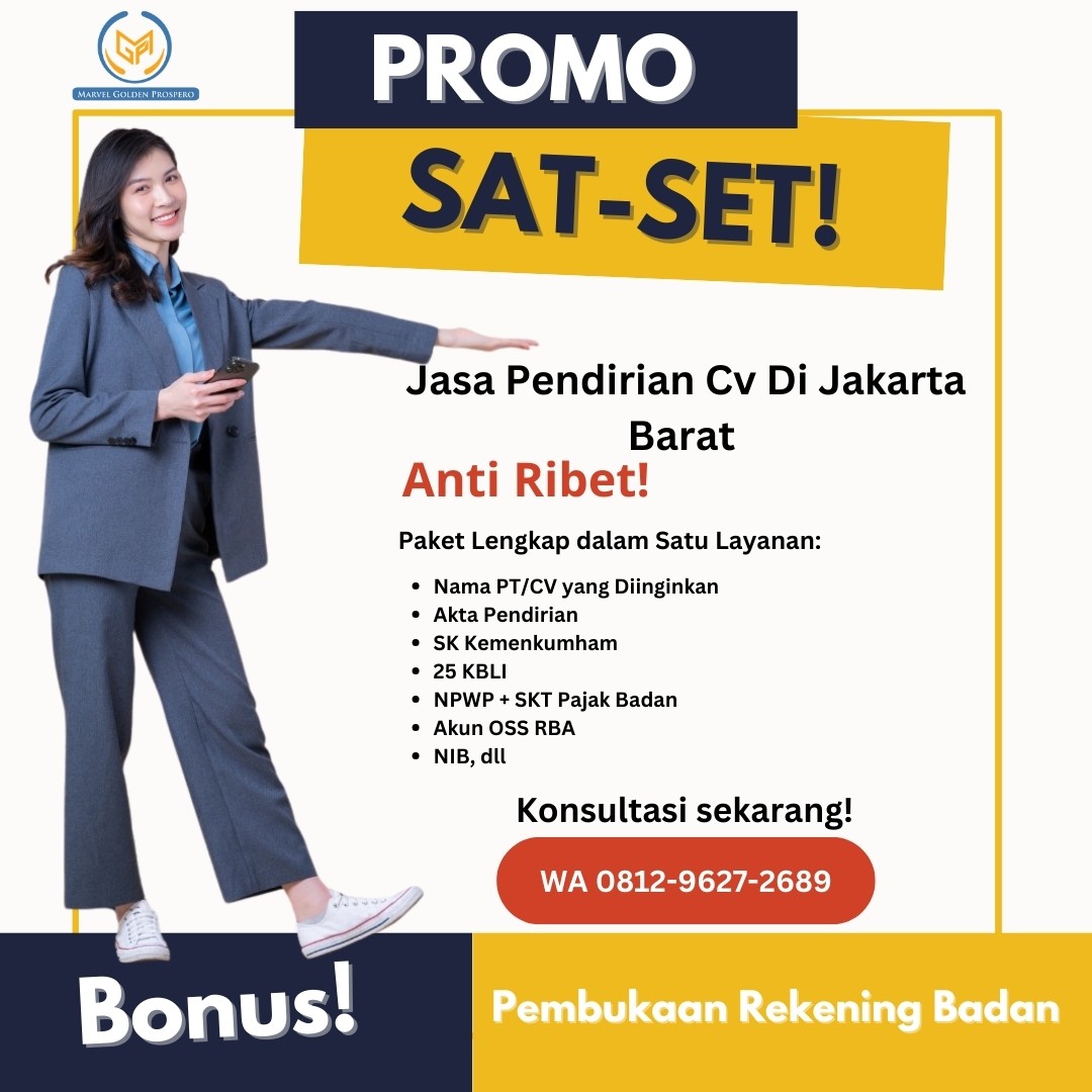 <p>Jasa Pendirian Cv Di Jakarta Barat</p>