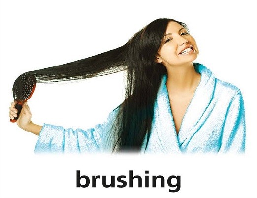<p>brushing</p>