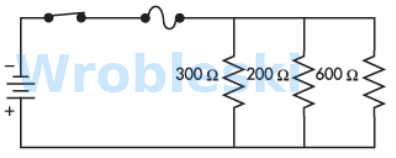 <p>Find the total resistance in the following circuit.</p><p>Answer:</p>