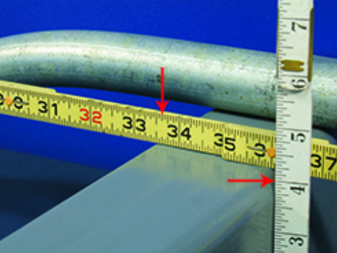 <p>Question 22</p><p>A 22 1/2° offset has been fabricated in a length of 1-inch RMC. In this case, the left end of the conduit will be connected to a box using two locknuts. Determine the distance from the end of the conduit to the two center-of-bend marks to fabricate this offset, and then select the answer which indicates the correct distance to the marks. (Note: Thread length = 1/2".)</p><p></p><p>a. 1st Mark at 30 5/8" and 2nd Mark at 20 1/4"</p><p>b. 1st Mark at 33 5/8" and 2nd Mark at 23 1/4"</p><p>c. 1st Mark at 34 1/8" and 2nd Mark at 23 3/4"</p><p>d. 1st Mark at 30 1/8" and 2nd Mark at 19 3/4"</p>