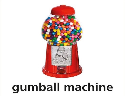 <p>gumball machine</p>